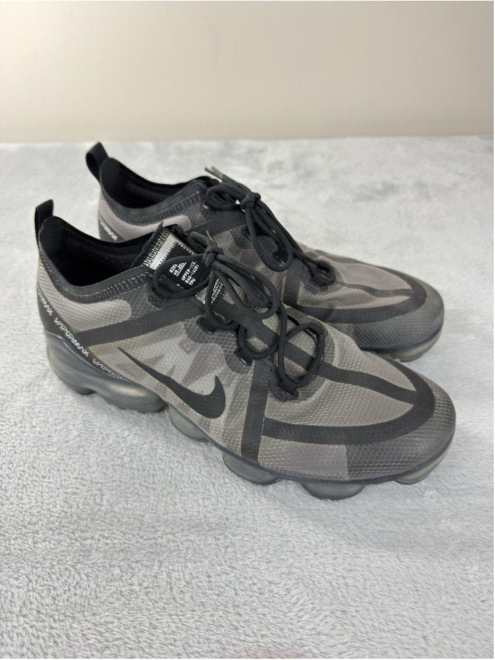Nike Air VaporMax Men's Size 11 US/10 UK/45 EU 2019 Ghost Black AR6631-004 Style
